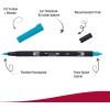 Tombow Dual Brush Pen, ABT, N65 (AB-TN65)(443 Turquoise)
