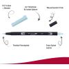 Tombow Dual Brush Pen, ABT, N65 (AB-TN65)(491 Glacier Blue)