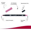 Tombow Dual Brush Pen, ABT, N65 (AB-TN65)(703 Pink Rose)