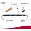 Tombow Dual Brush Pen, ABT, N65 (AB-TN65)(Brown)