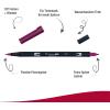 Tombow Dual Brush Pen, ABT, N65 (AB-TN65)(Port Red)