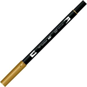 Tombow Dual Brush Pen, ABT, N65 (AB-TN65)(027 Dark Ochre)