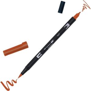 Tombow Dual Brush Pen, ABT, N65 (AB-TN65)(947 Burnt Sienna)