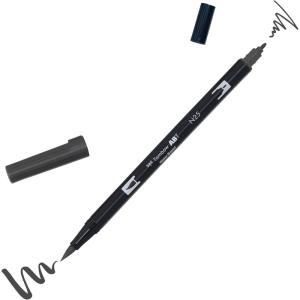 Tombow Dual Brush Pen, ABT, N65 (AB-TN65)(N25 Lamp Black)