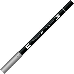 Tombow Dual Brush Pen, ABT, N65 (AB-TN65)(N75 Cool Grey 3)