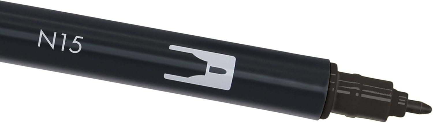 image:imageTombow Dual brushn15 Double Brush Tip Marker Black