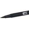Tombow ABT-N15-6P Fibre Tip Pen Dual Brush Pen with Two Nibs [Pack of 6] Black