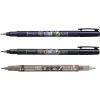Tombow 62039 Fudenosuke Brush Pens, 3-Pack. Soft, Hard, and Twin Tip Markers for Calligraphy and Art Drawings & Dual Brush Pen Retro Marker, 10 Piece