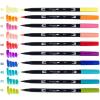 Tombow: Dual Brush Pen – Eras Art Marker Collection: Retro, 80s, and 90s – Water Based Drawing and Coloring Set – Includes Colorless Blender Pen 3 Pack