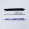 Tombow Mono Stick Eraser Pen, Black, Precision Eraser with 6.7 mm Tip, Refillable, Pressure Mechanism, Phthalate-Free [EH-KUM11](Blue-white-black)