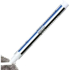 Tombow Mono Stick Eraser Pen, Black, Precision Eraser with 6.7 mm Tip, Refillable, Pressure Mechanism, Phthalate-Free [EH-KUM11](Blue-white-black)